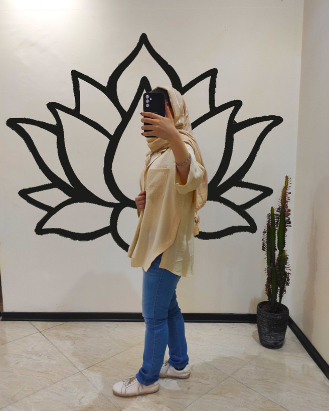 تونیک بغل دکمه مدل پرستو